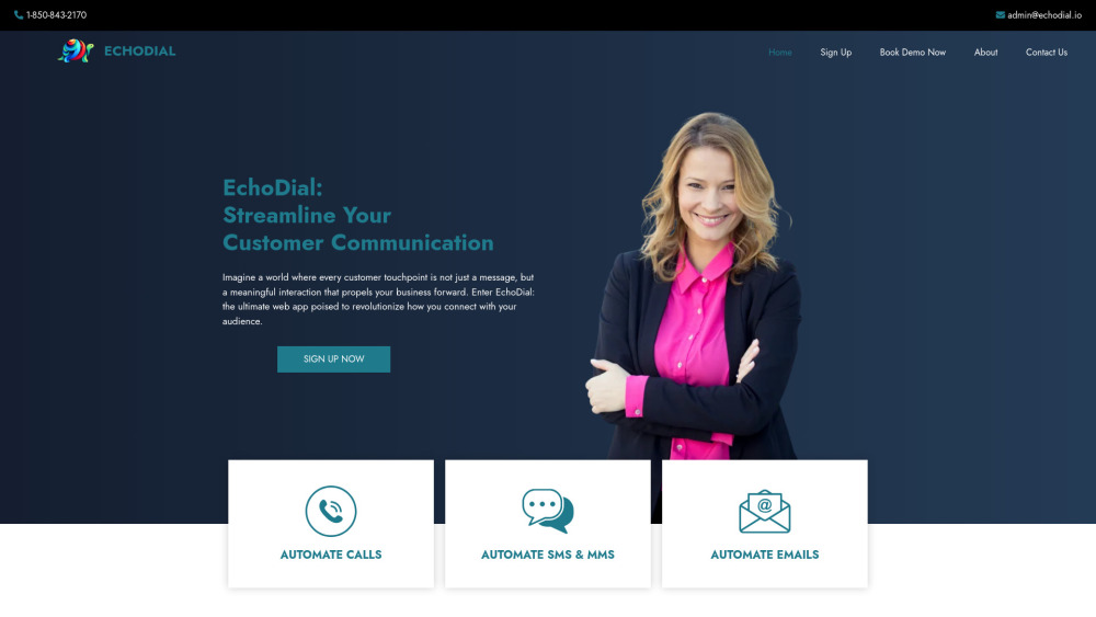 EchoDial : Automate Support, Boost Engagement, Explore Features
