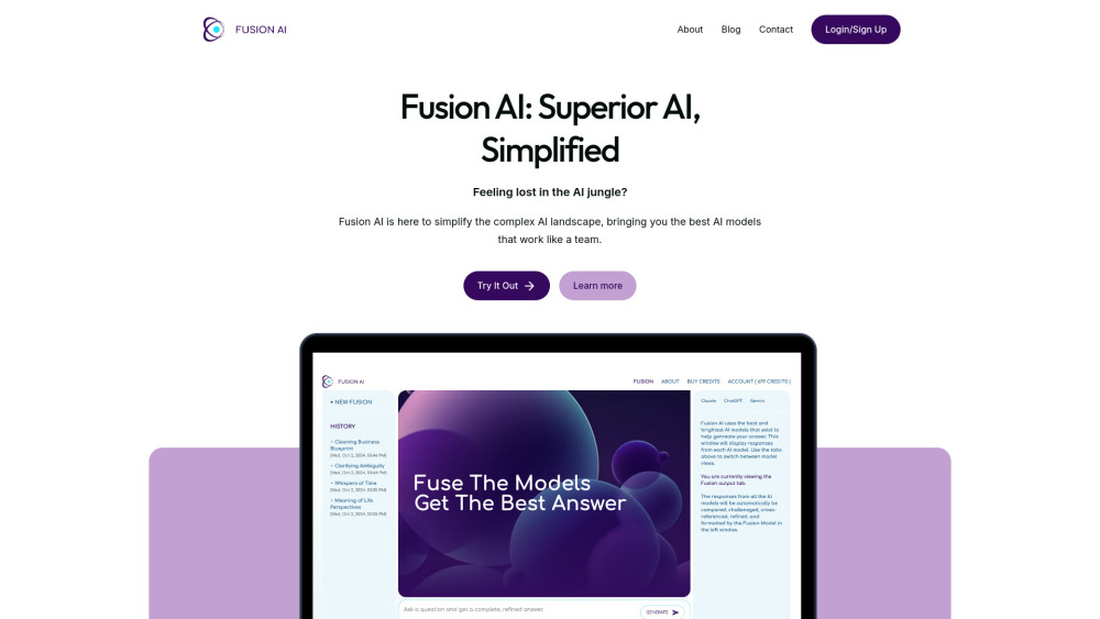 Fusion AI : Unified AI Platform, Use Cases, Pricing, Reviews