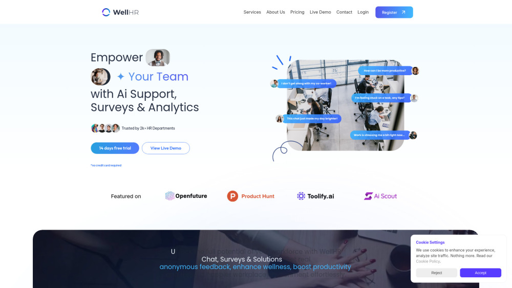 WellHR : AI Wellness Platform, Use Cases, Pricing, Reviews WellHR : AI Wellness Platform, Use Cases, Pricing, Reviews