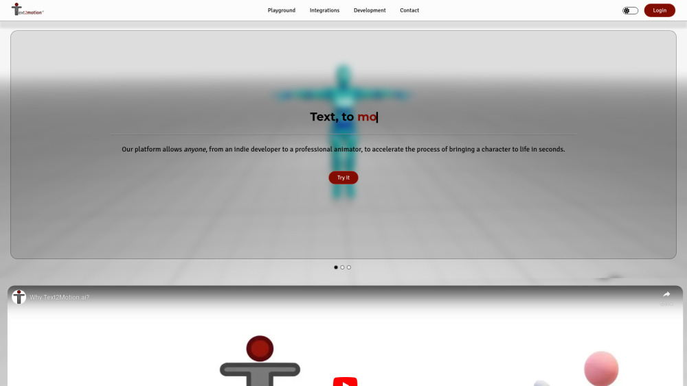 Text2Motion : 3D Skeletal Animations, AI-Powered, Fast & Ready Text2Motion : 3D Skeletal Animations, AI-Powered, Fast & Ready