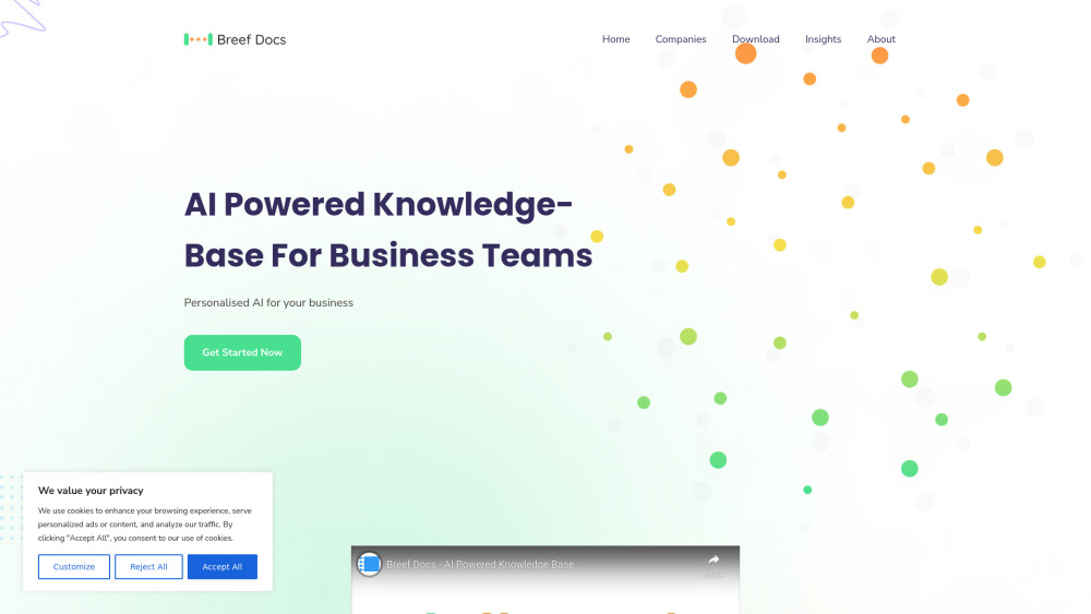 Breef Docs: AI Knowledge Base, Use Cases, Pricing, Reviews, Features Breef Docs: AI Knowledge Base, Use Cases, Pricing, Reviews, Features