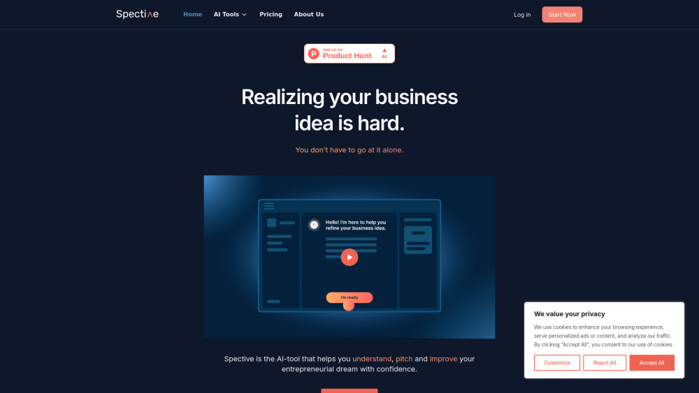 Spective : AI Business Plans, Pitch Decks, Investor-Ready