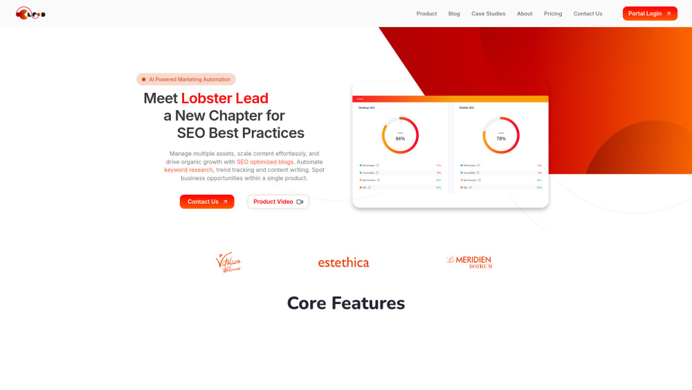 Lobster Lead : AI SEO, Content Automation, Reviews, Pricing