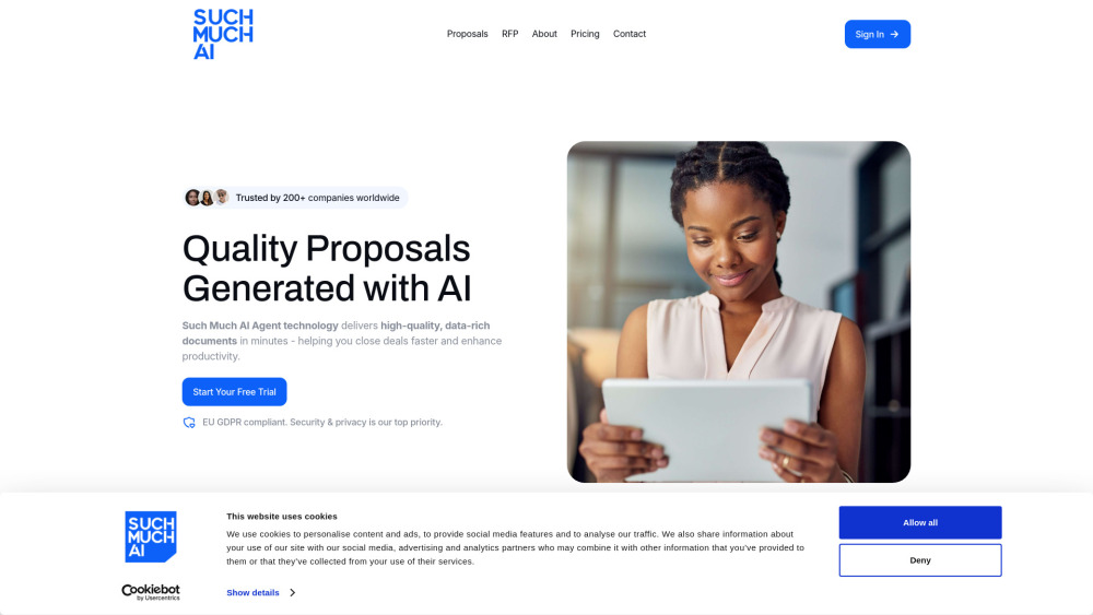 Such Much AI : AI Proposal Generation, Pricing, Reviews, Features Such Much AI : AI Proposal Generation, Pricing, Reviews, Features