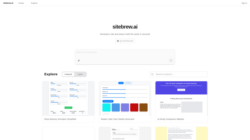 sitebrew.ai : Fast No-Code Websites, Use Cases, Pricing, Reviews
