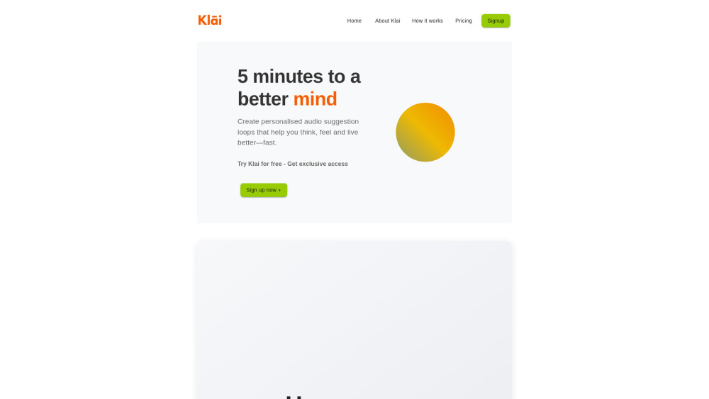 Klai.me : AI Visualizations for Stress Relief, Pricing, Reviews
