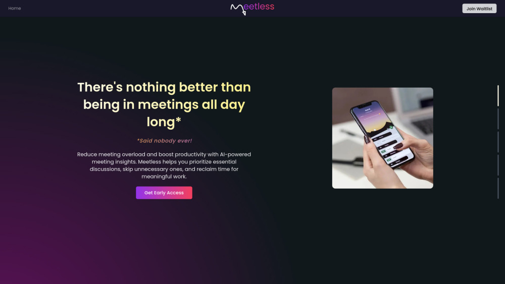 MeetLess: AI Scheduling, Productivity & Time-Saving Features