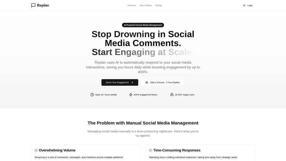 Replier : AI Auto-Responds to Social Comments—Fast, Smart, Scalable