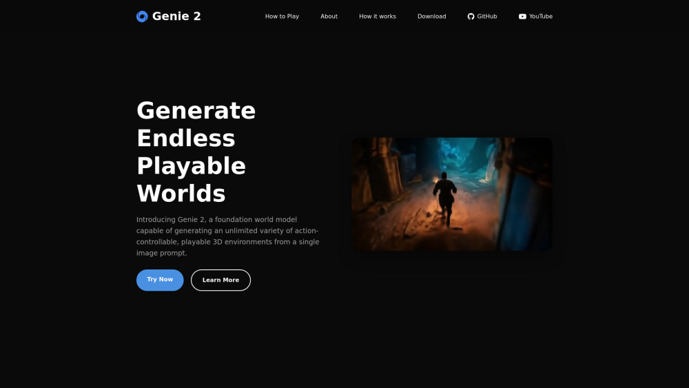 Genie 2 by Google DeepMind : Interactive 3D Game Worlds