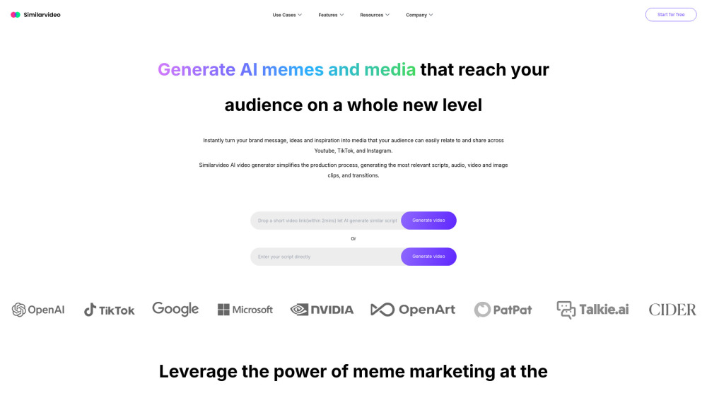 SimilarVideo.ai : AI Video Generator, Pricing, Reviews, Features SimilarVideo.ai : AI Video Generator, Pricing, Reviews, Features