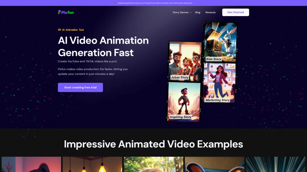 Pixfun : AI Video Animation, Pricing, Reviews, Use Cases & Alternatives
