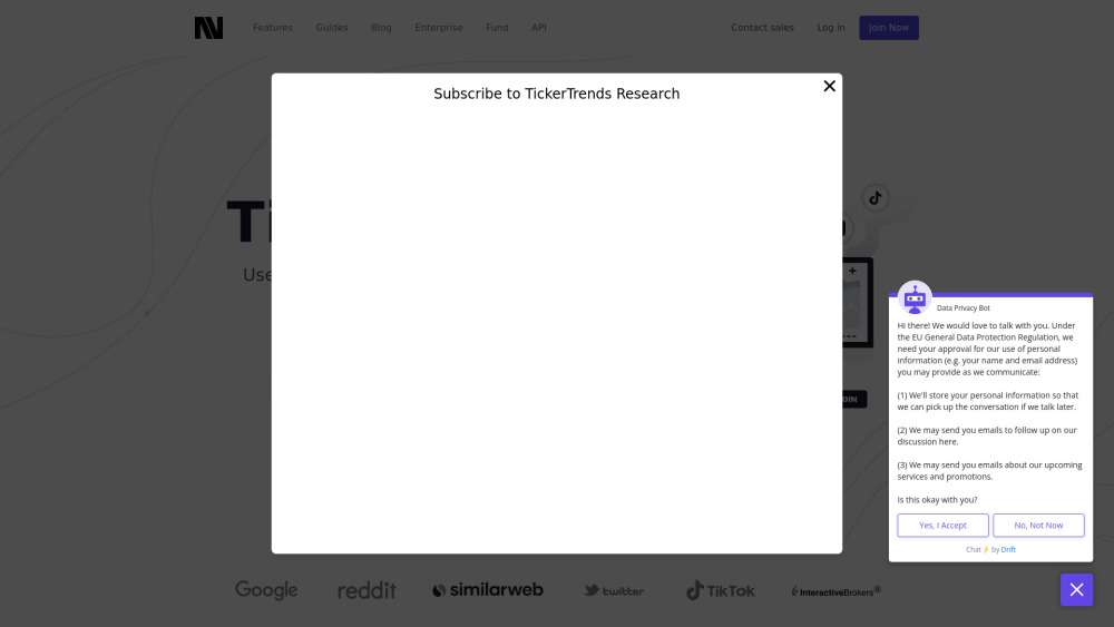 TickerTrends : Use Cases, Pricing, Reviews, Features, Alternatives