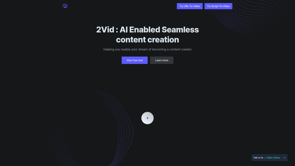 2Vid : AI Video Creation, Use Cases, Pricing, Reviews, Features