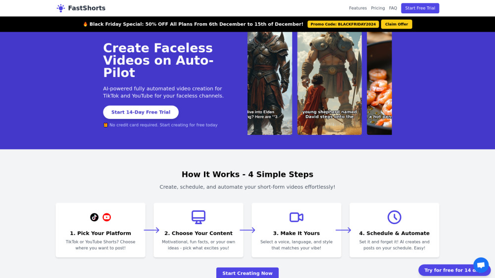 FastShorts : AI-Powered Shorts Creation, Pricing, Reviews