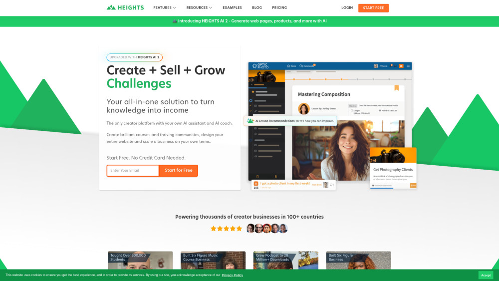 Heights Platform : AI Course Creation, Community, Pricing, Reviews