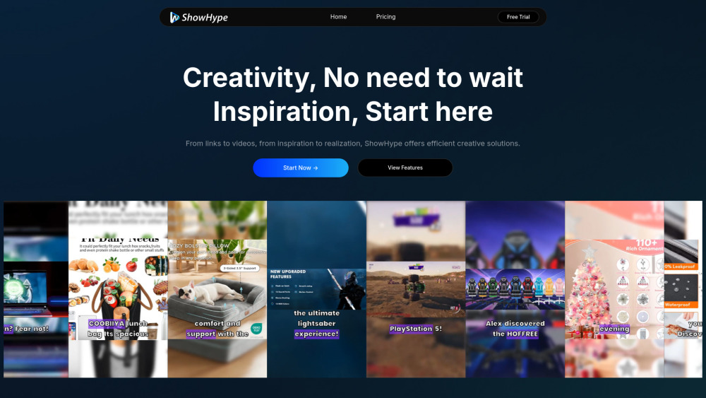 ShowHype : Pro Marketing Videos, Use Cases, Pricing, Reviews