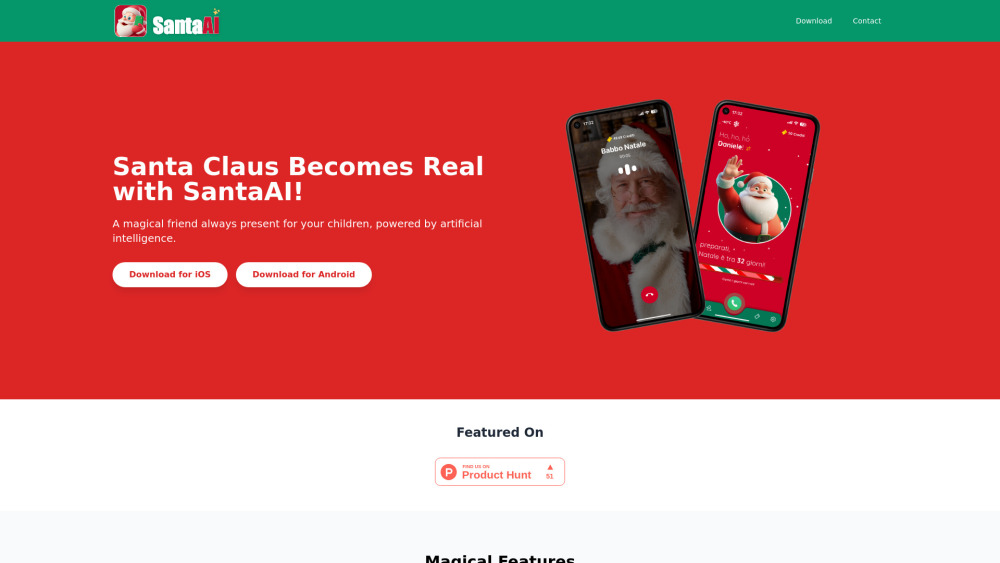 SantaAI : Custom Letters, Voice Calls, Videos, Pricing, Reviews