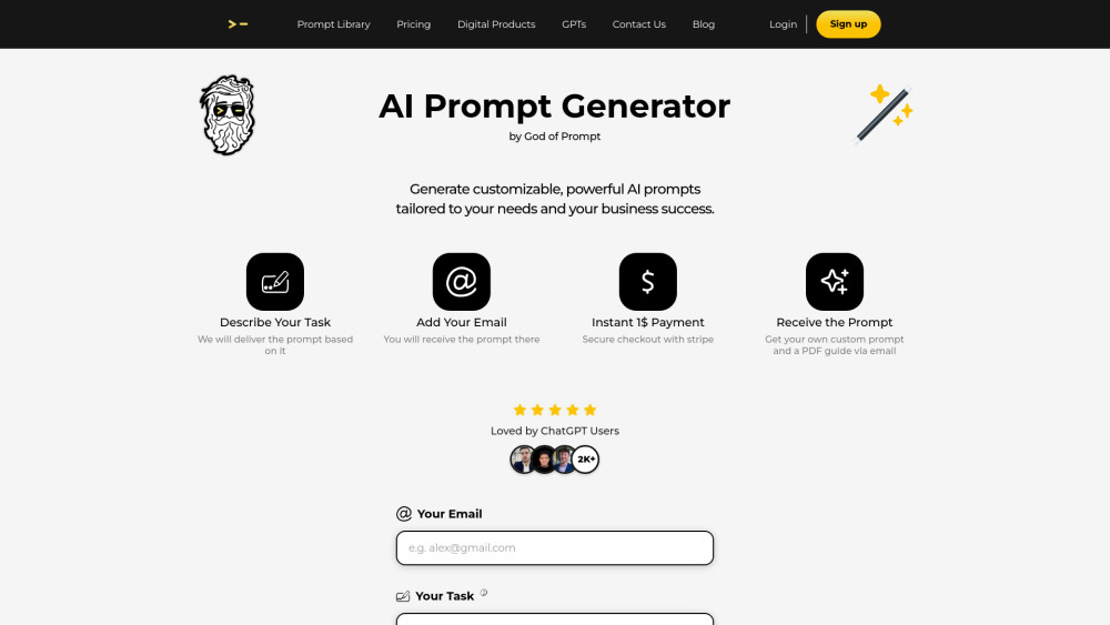 AI Prompt Generator by God of Prompt : Use Cases, Pricing, Reviews