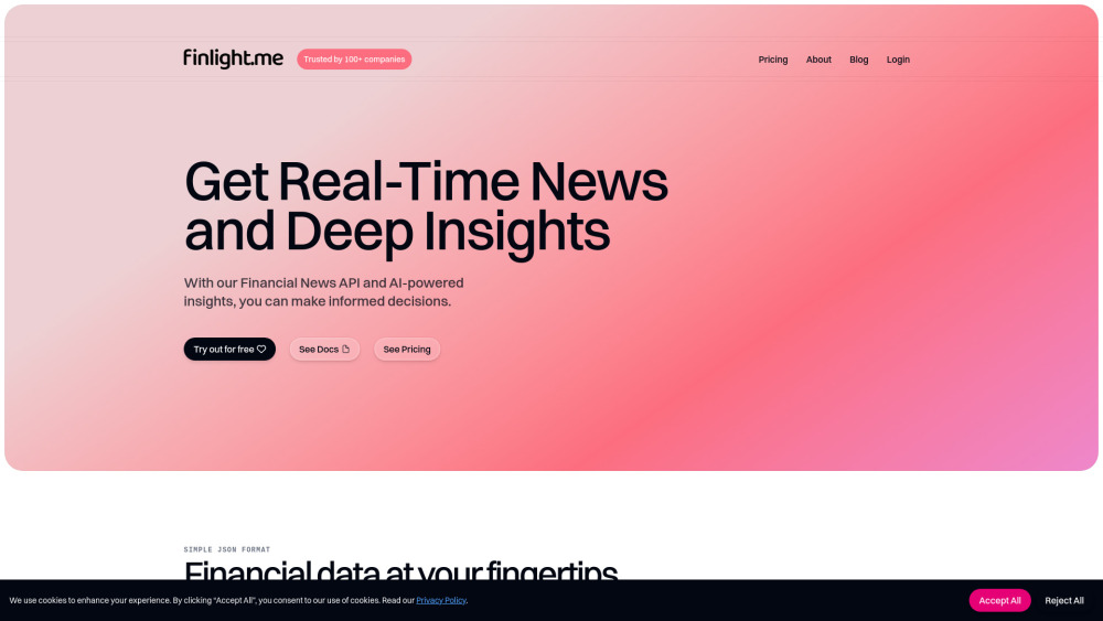 finlight.me : Real-time News API + AI-Powered Predictive Insights