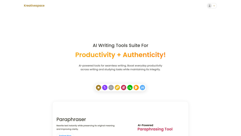 Kreativespace™: AI Writing Tools for Productivity & Authenticity