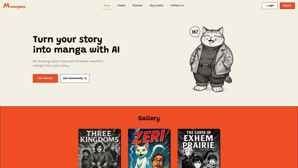 Mangaka.app: AI-Powered Manga Art, Fast & Authentically Japanese