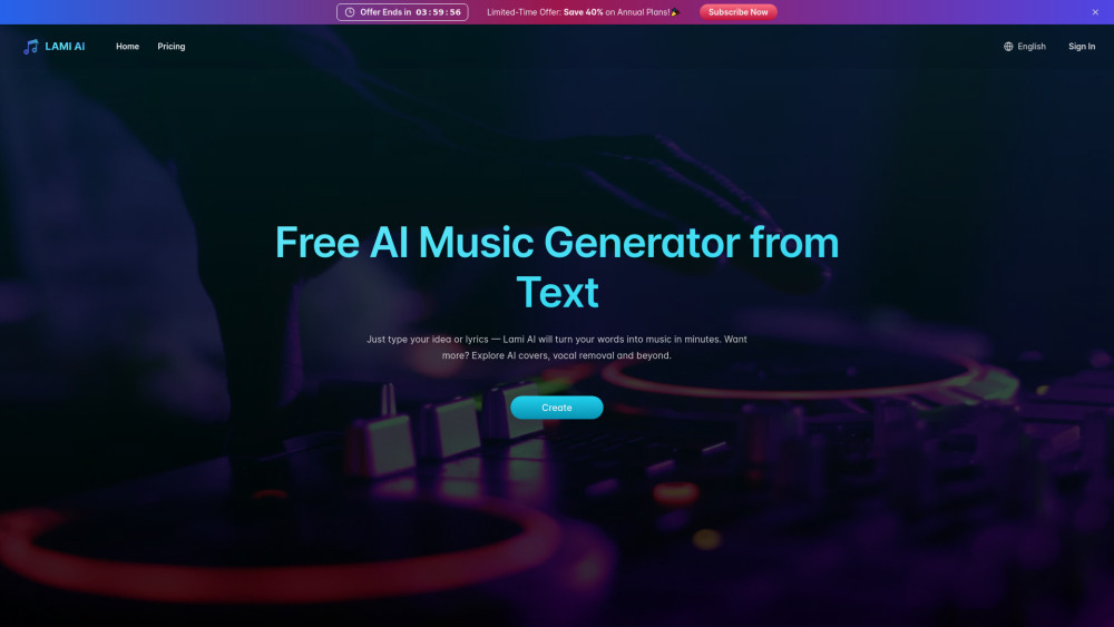 Lami.ai: Free AI Music Generator, Royalty-Free Songs in Minutes
