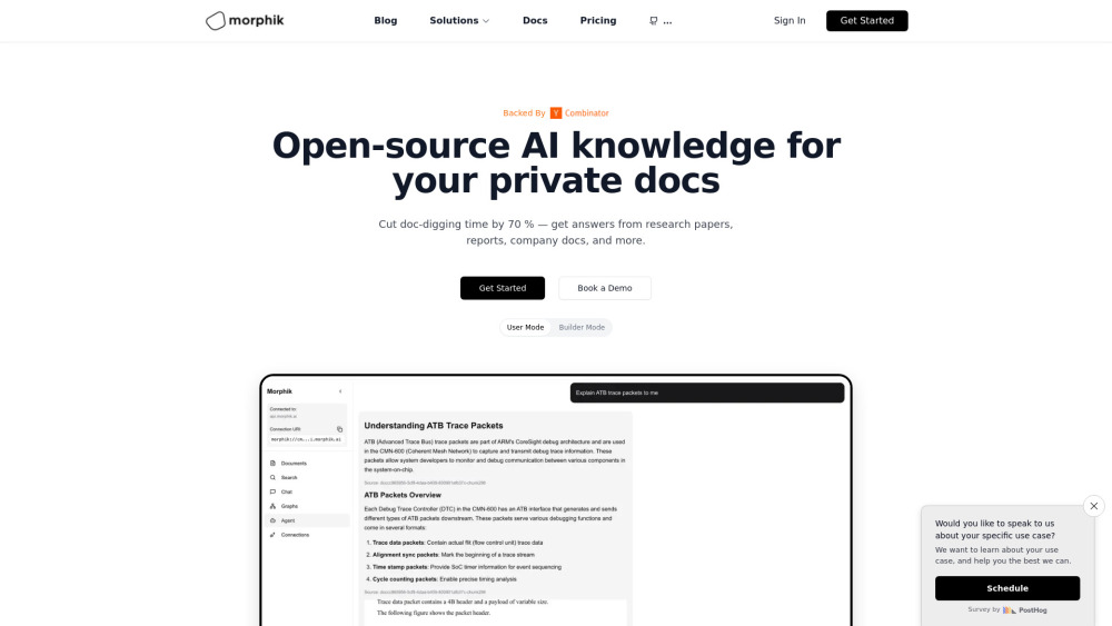 Morphik : Open-Source AI Knowledge Base & Research Agent