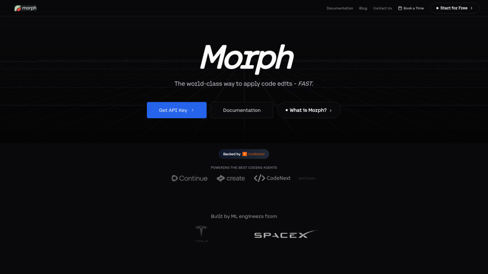 Morph : Rapid LLM Code Edits – Precision, Speed, Autonomy