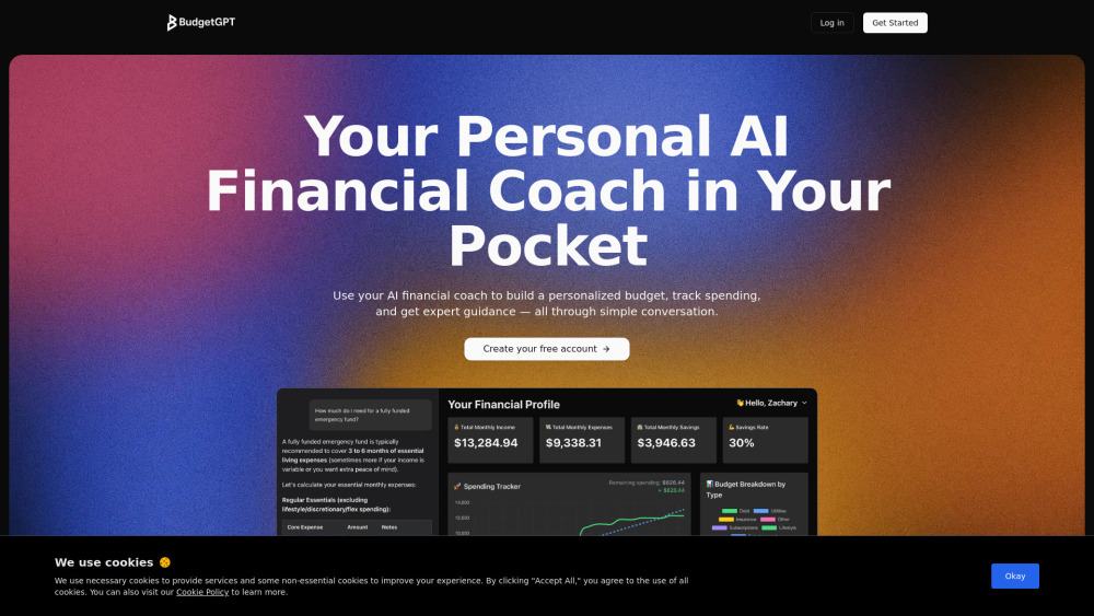 BudgetGPT: AI Budgeting, Spending Tracking & Finance Optimization