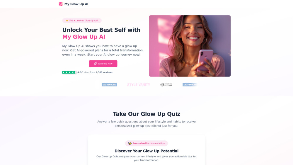 My Glow Up AI: AI Coach, Personalized Growth & Mindset Shifts My Glow Up AI: AI Coach, Personalized Growth & Mindset Shifts