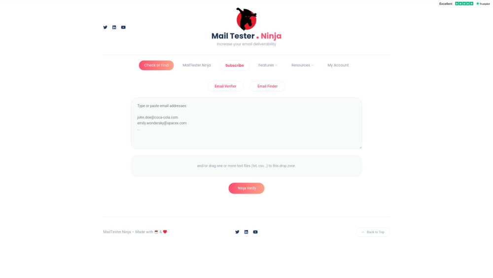 MailTester.Ninja : Free, Fast, Accurate & Secure Email Checker MailTester.Ninja : Free, Fast, Accurate & Secure Email Checker