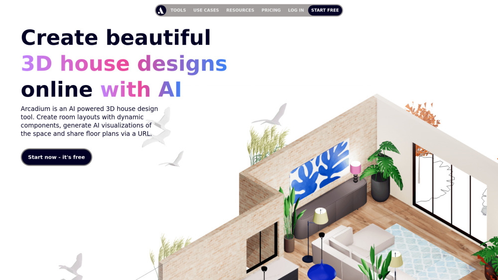 Arcadium: AI-Powered 3D House Design for Floor Plans & Interiors Arcadium: AI-Powered 3D House Design for Floor Plans & Interiors