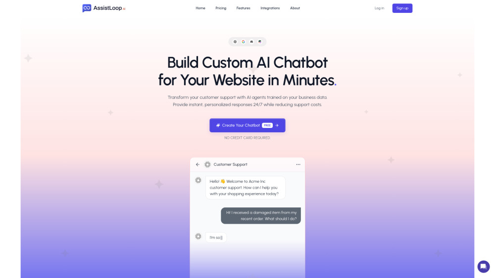 AssistLoop.ai : Automated, Personalized, 24/7 AI Support