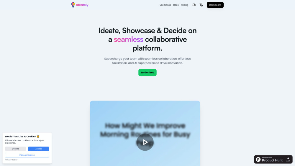 Ideately: AI Brainstorming, Agile Retros & Strategy Tool