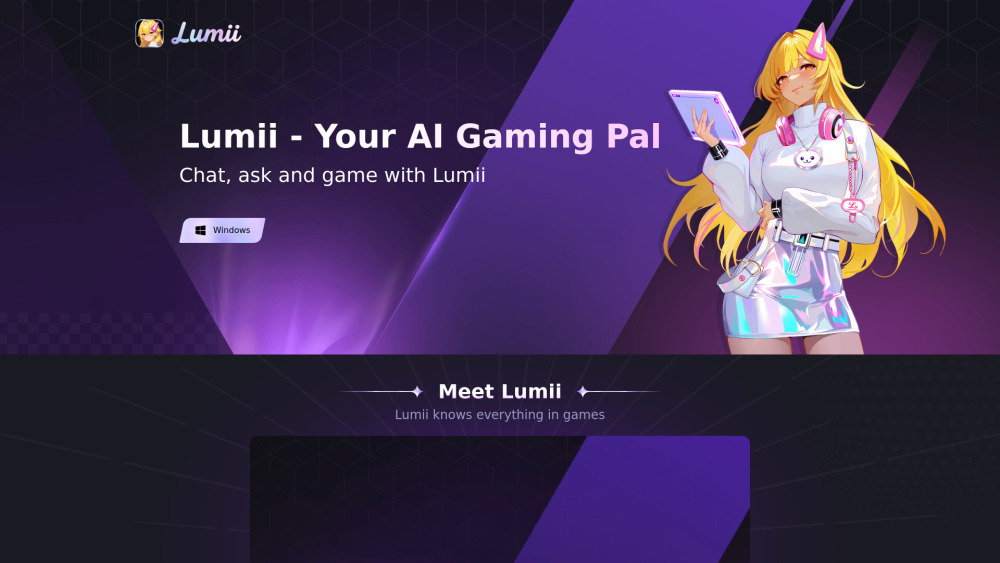 Lumii: AI Gaming Companion – Tips, Real-Time Help & Emotional Support