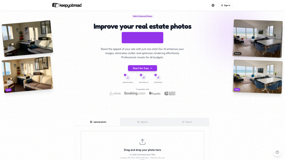 Keepyobread : AI Photo Enhancement & Auto Listing Descriptions
