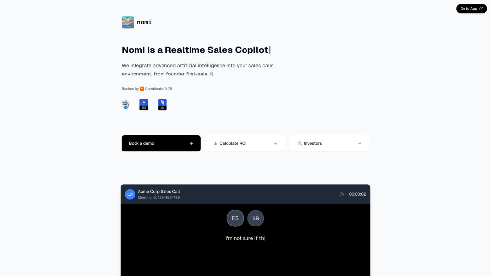 Nomi: AI Sales Copilot : Real-Time Phrase Suggestions, Win Boost