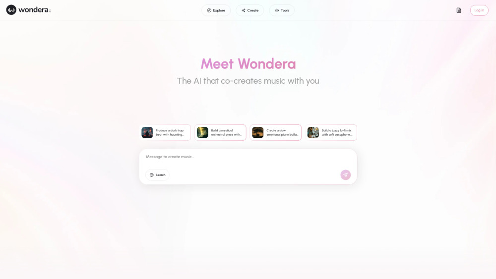 Wondera: AI Music Creation—Write, Produce & Publish via Chat