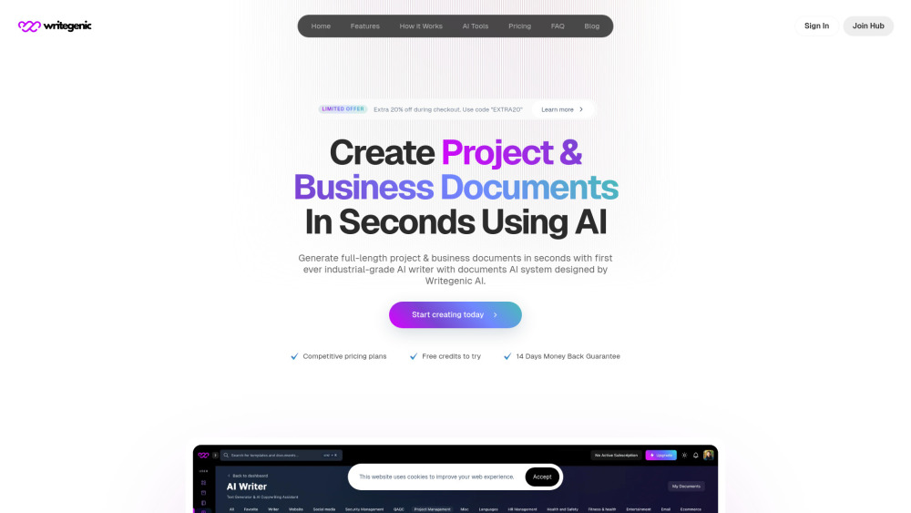 Writegenic AI: Instant, Polished Docs & Content—Smart, Secure