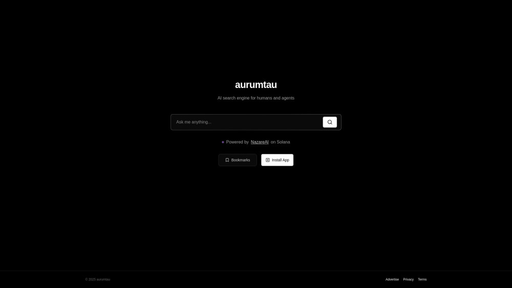 AurumTau: AI Search & Self-Service Ads Platform