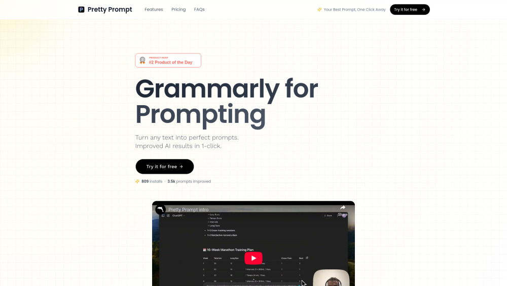 Pretty Prompt: Turn Text into Expert AI Prompts Instantly