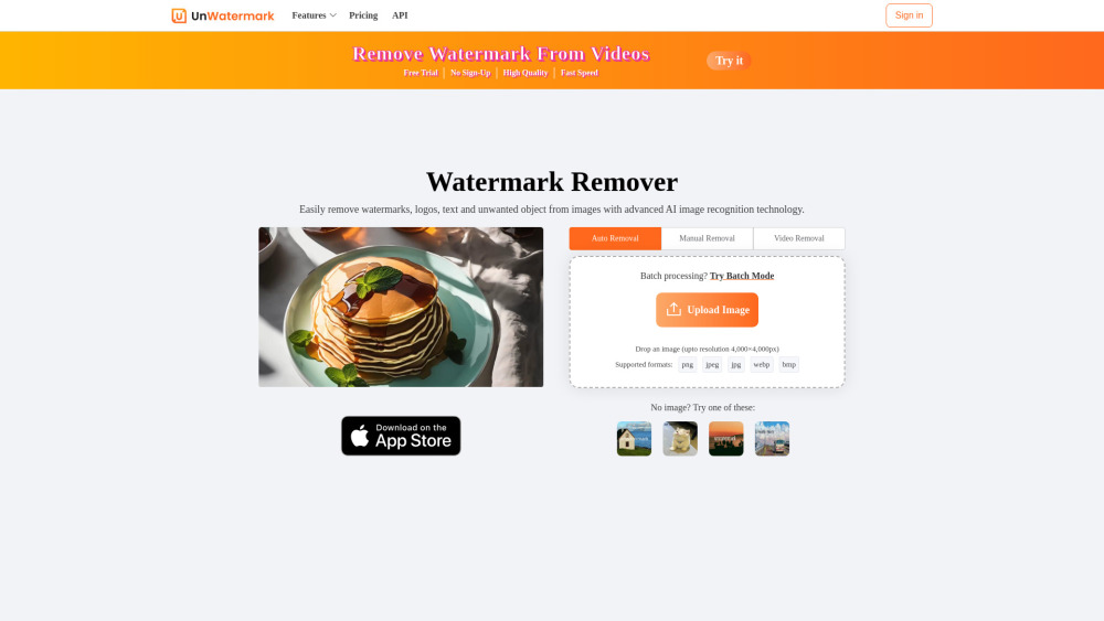 Unwatermark AI: Instant, Precise, Seamless AI Watermark Removal