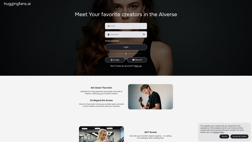 Huggingfans: Personalized AI Avatars for 24/7 Chat, Voice & Video