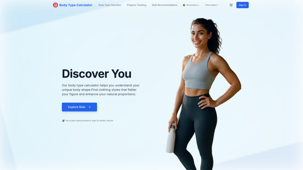 Body Type Calculator : AI Fitness Plans, Personalized by Type