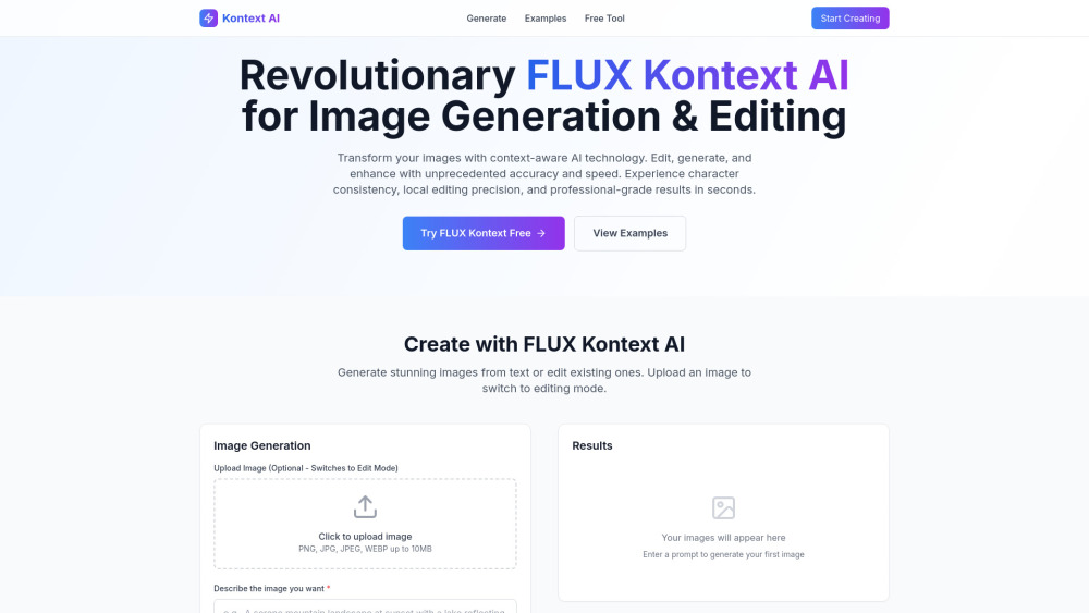 Kontext AI: Context-Aware Image Gen & Edit, Scene-Aware, Free