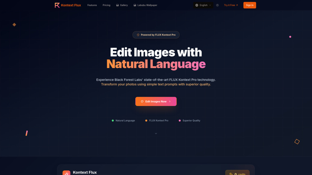 KontextFlux.app : AI Image Generation & Natural Language Editing