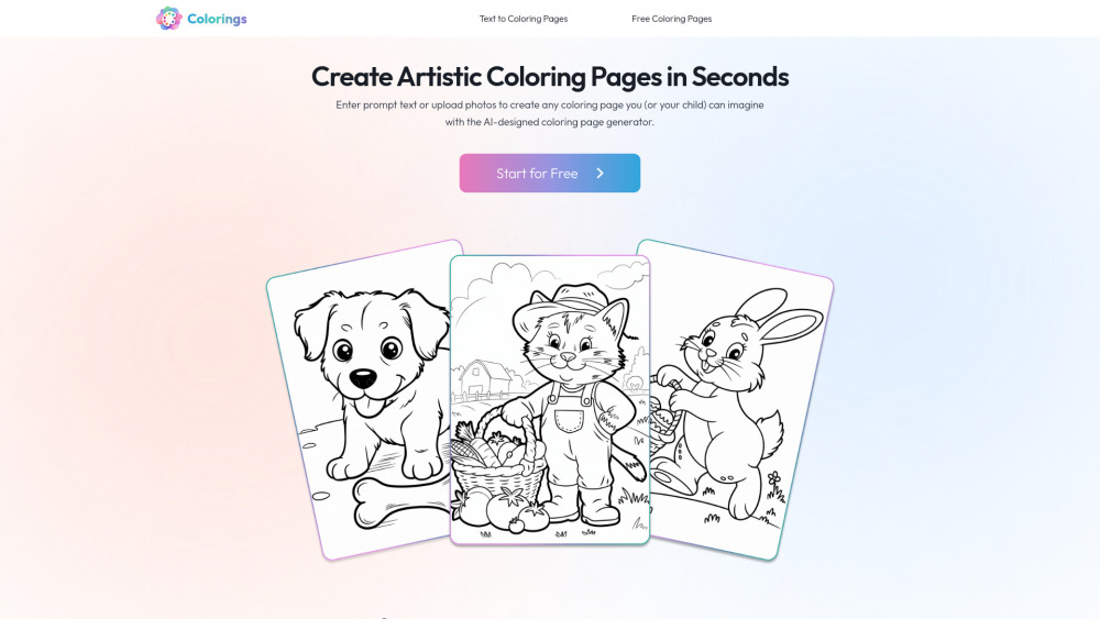 Colorings: AI-Generated & Pre-Designed Printable Coloring Pages