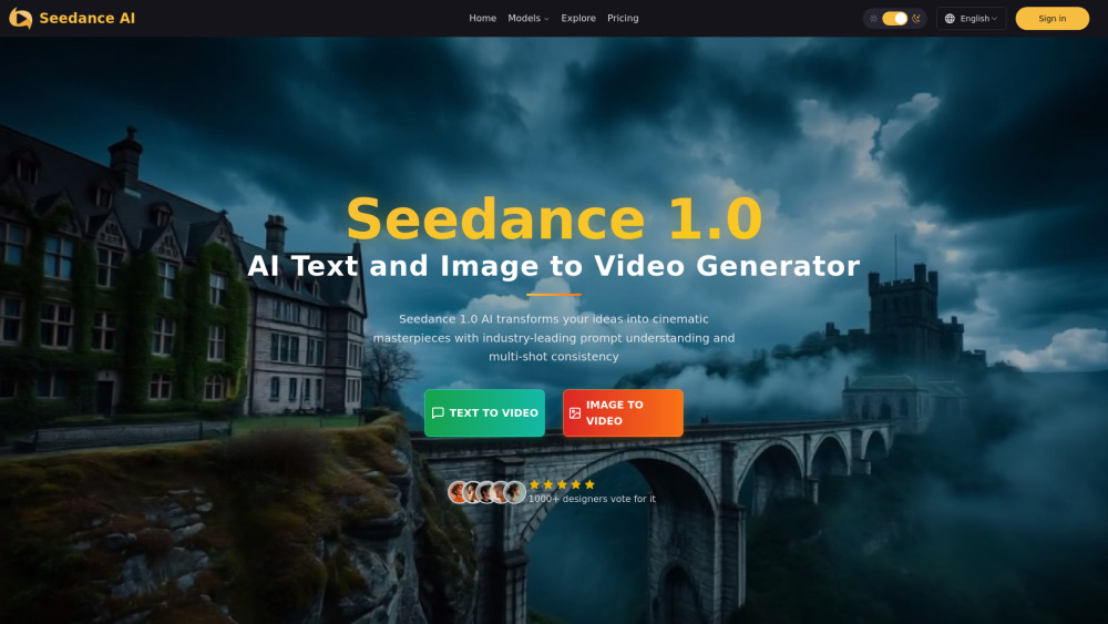 Seedance 1.0 AI: Text & Image to Cinematic Video—Effortless, Pro