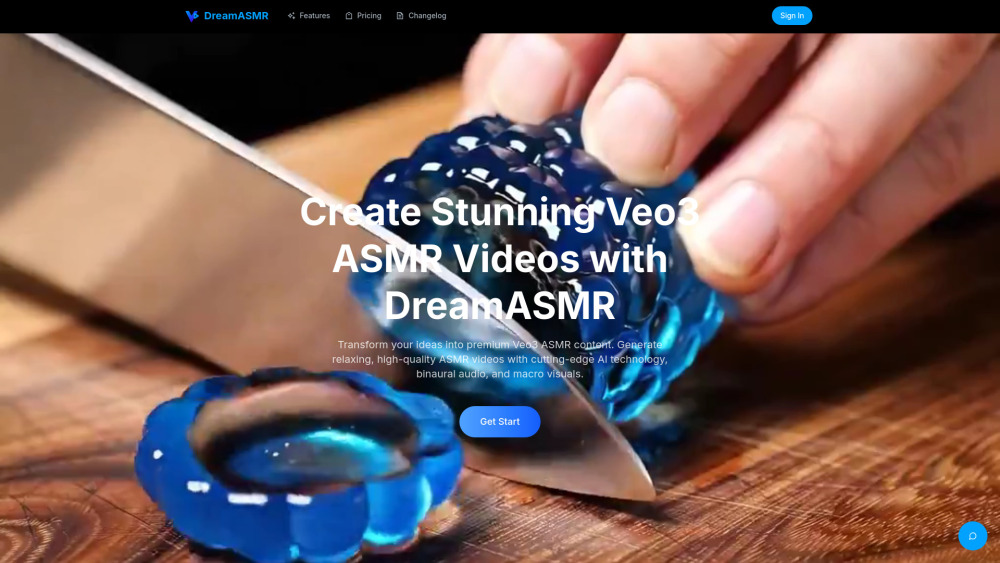 DreamASMR : AI-Powered Veo3 ASMR Videos—Calm, Personalized, Relaxing