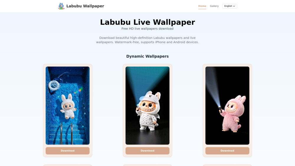 Labubu Live Wallpaper : Free Dynamic & Static for iPhone & Android